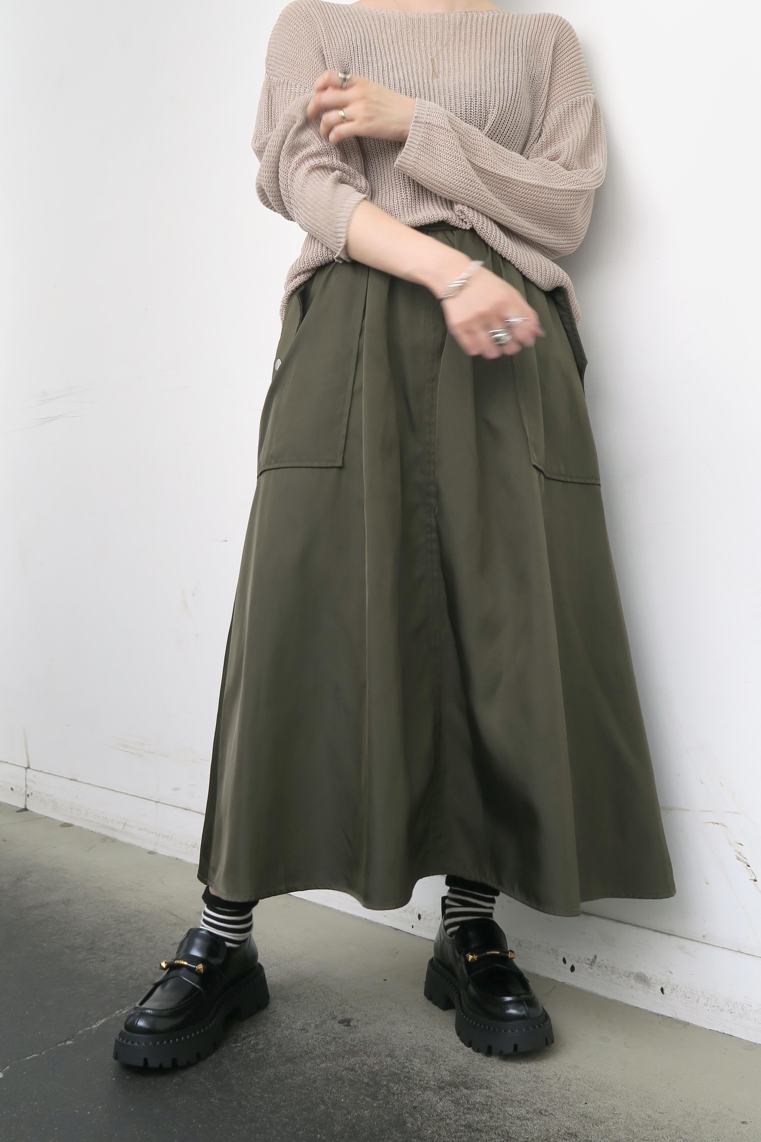 MONiLE (モニーレ) MA-1ロングスカート