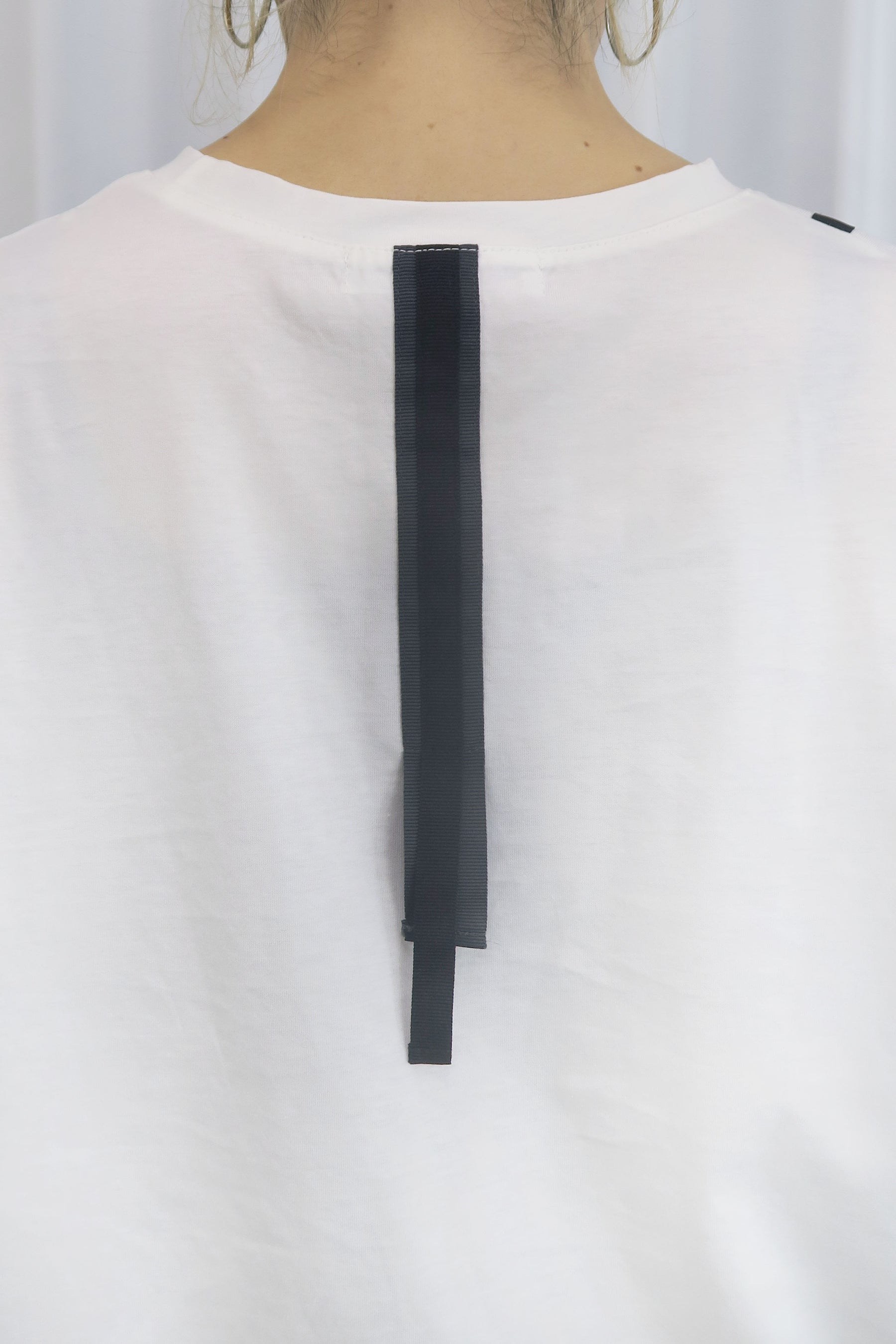 GALENA(ガレナ) ロゴテープTシャツ　ホワイト