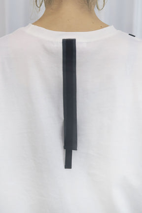 GALENA(ガレナ) ロゴテープTシャツ　ホワイト