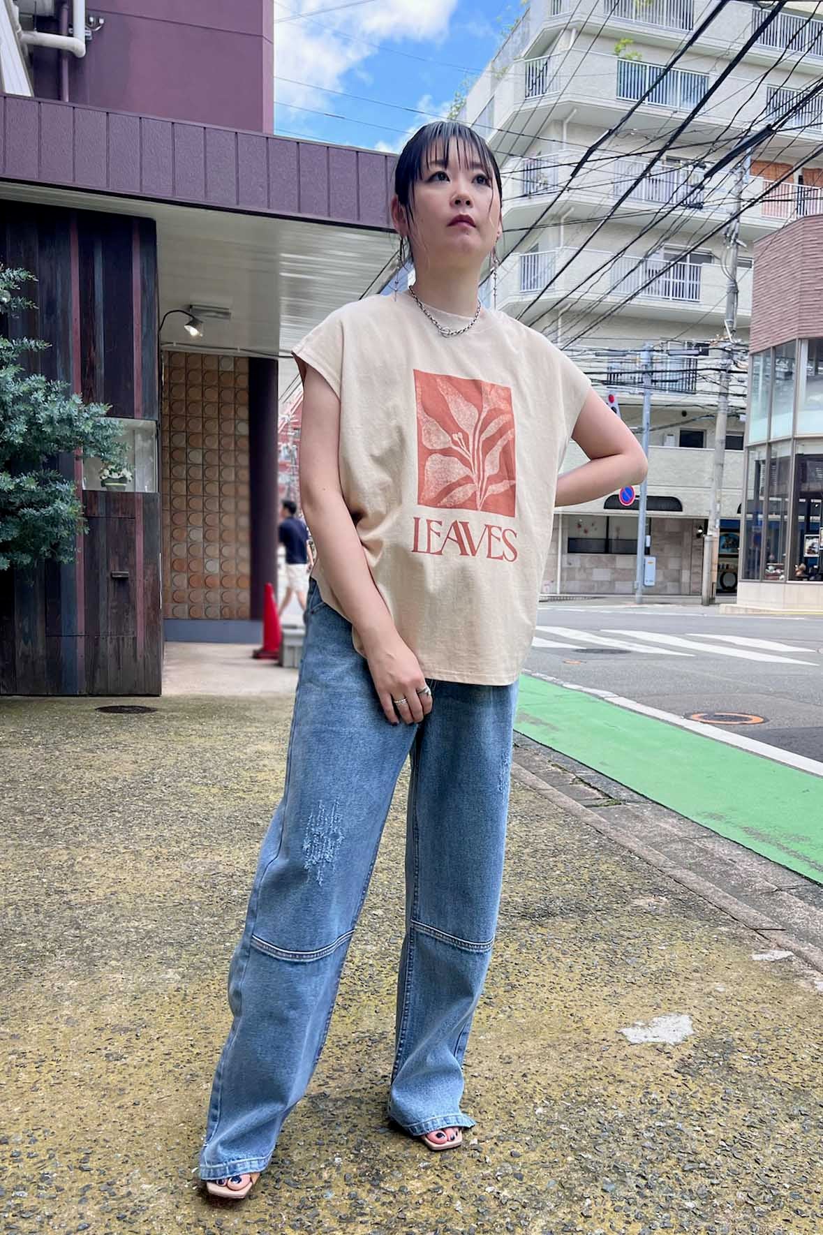 CHIGNON (シニヨン)baysideフレンチTee　オレンジ